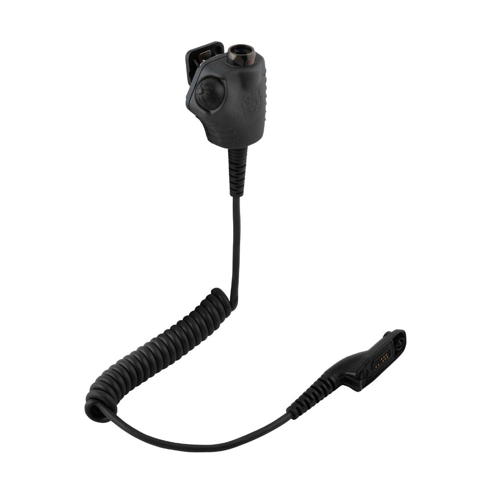 3M PELTOR Tactical PTT, Motorola APX, NATO - Wired (FL - 4063 - 02) - Sheepdog Microphones