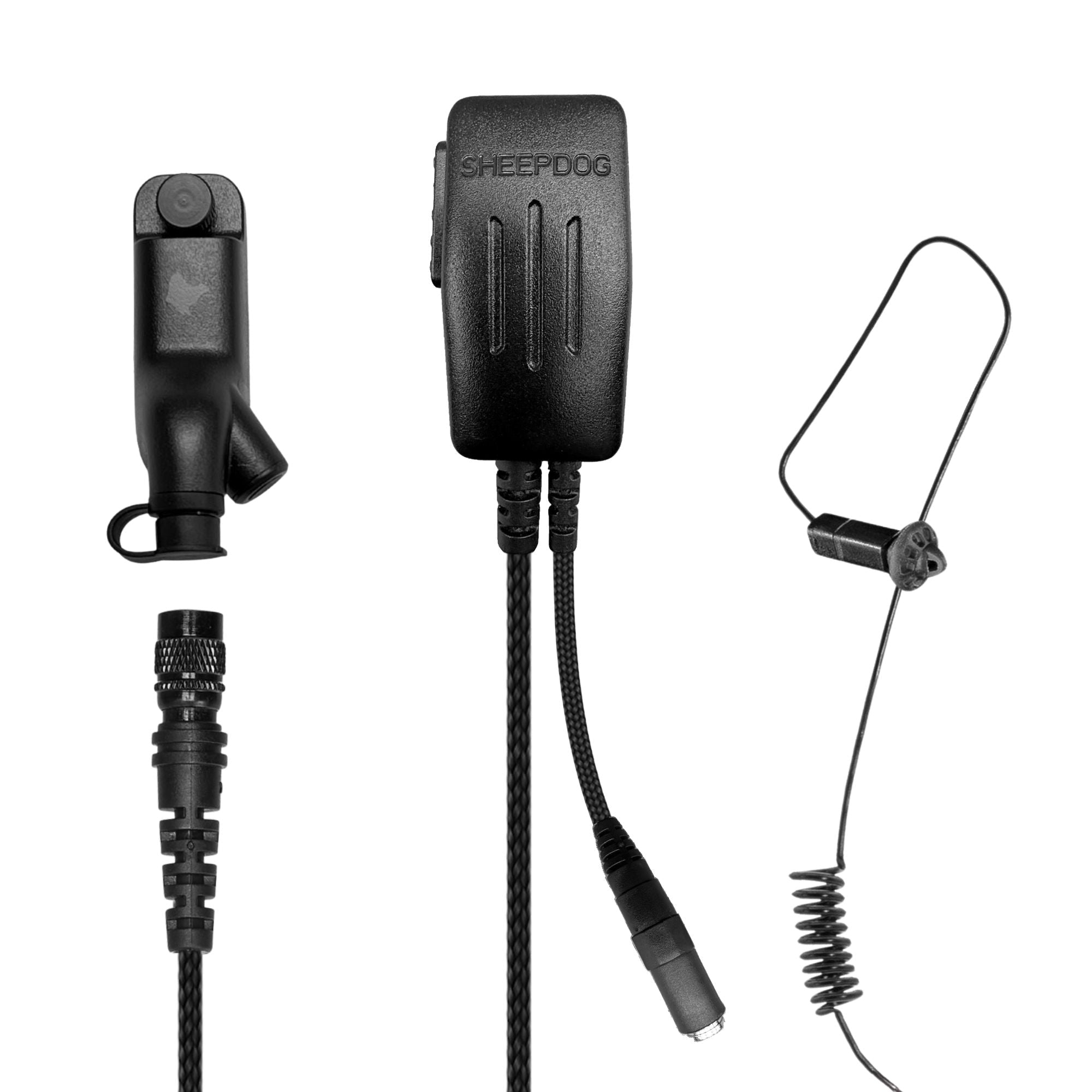 CYCLONE2™ Waterproof PTT/Mic, Quick Disconnect, N-ear Flexo