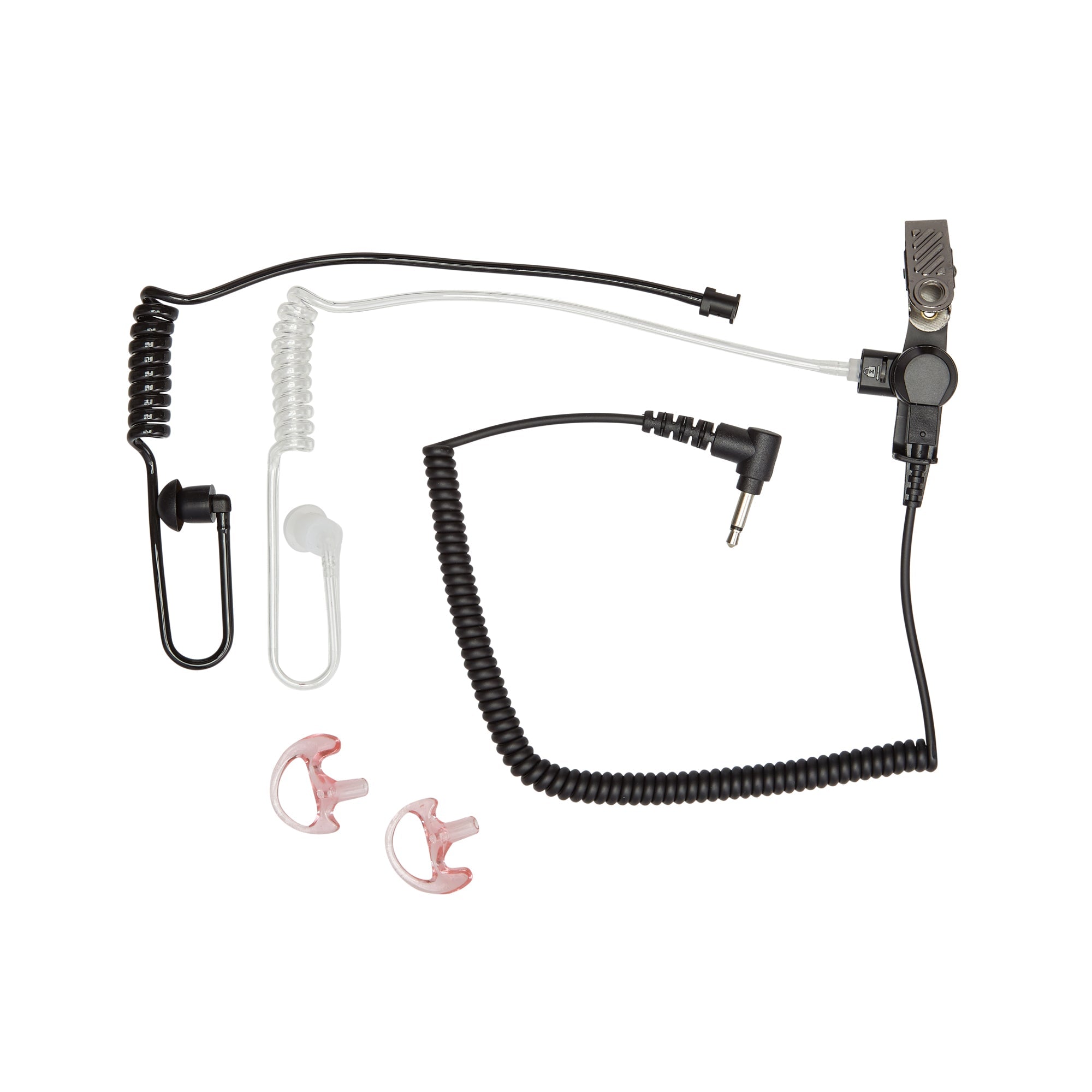 CYCLONE2™ Waterproof (IP67) PTT/Mic, Quick Disconnect, Earpiece (MOLLE Clip) - Sheepdog Microphones