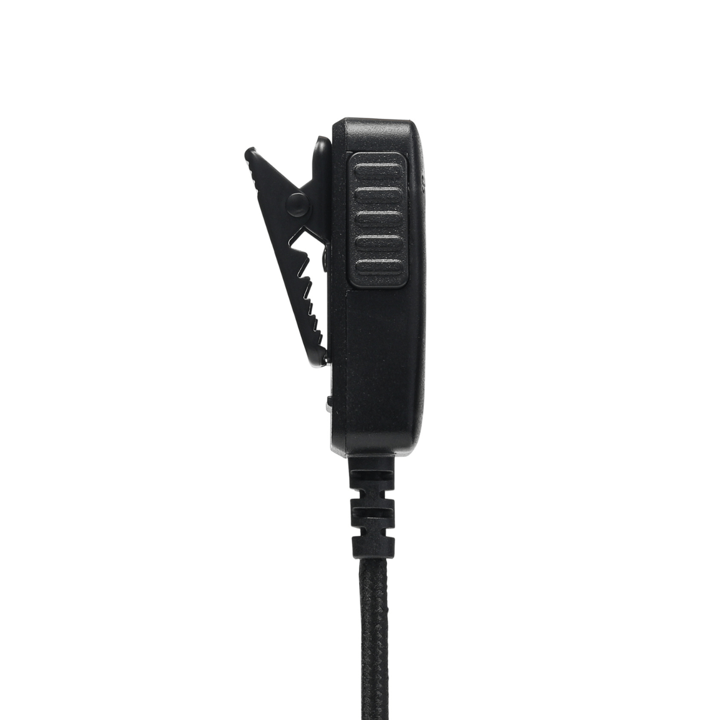 CYCLONE2™ Waterproof (IP67) PTT/Mic, Quick Disconnect, HDLO Earpiece (ALLIGATOR Clip) - Sheepdog Microphones