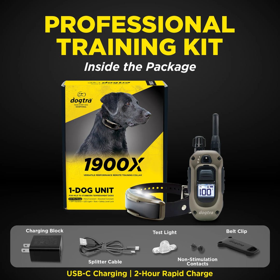 Dogtra 1900X 1-Dog Unit - Sheepdog Microphones