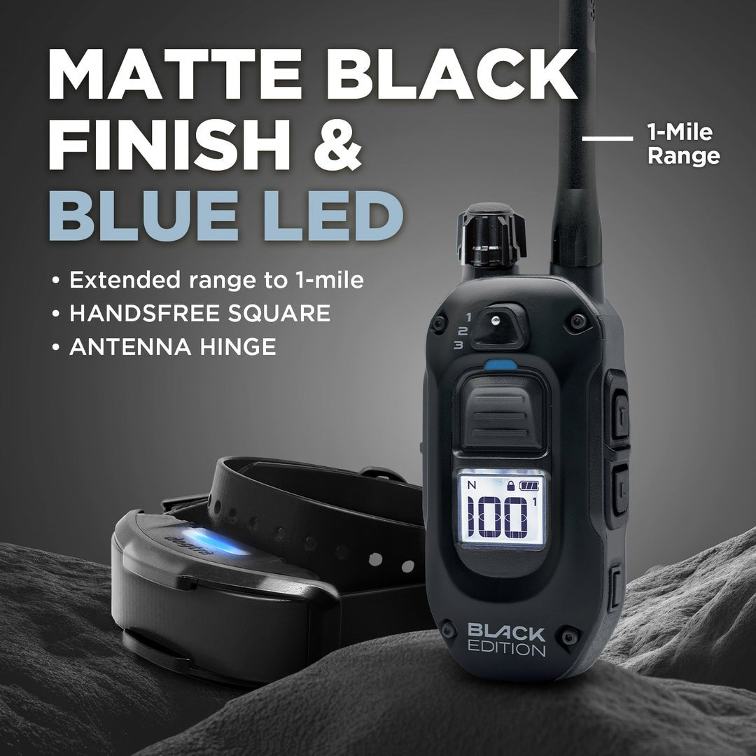 Dogtra 1900X Black Edition 1-Dog Unit - Sheepdog Microphones