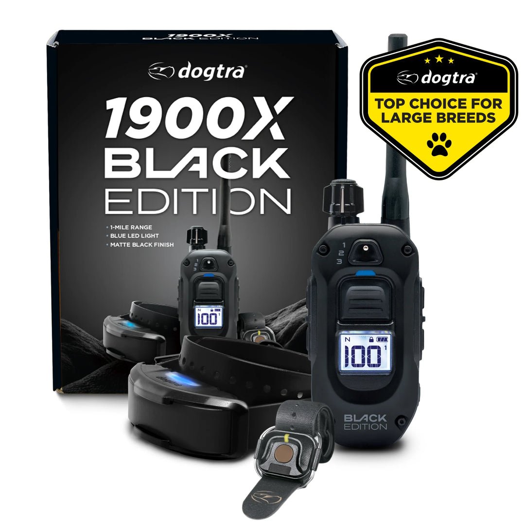 Dogtra 1900X Black Edition 1-Dog Unit - Sheepdog Microphones