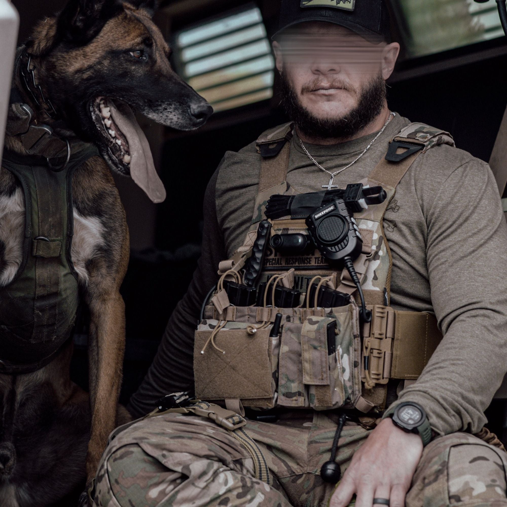 ENGAGE™ Tactical PTT Mic, 3.5mm/NEXUS, Harris, Liberator Compatible - Sheepdog Microphones