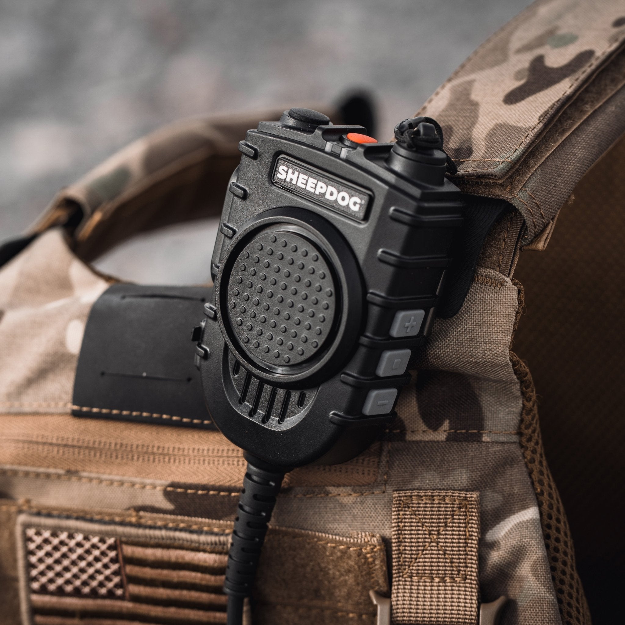 ENGAGE™ Tactical PTT Mic, 3.5mm/NEXUS, Ops - Core/Peltor COMTAC - Sheepdog Microphones