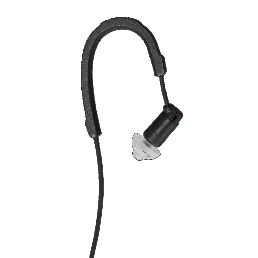 HDLO™ Covert Earpiece (Black) - Sheepdog Microphones