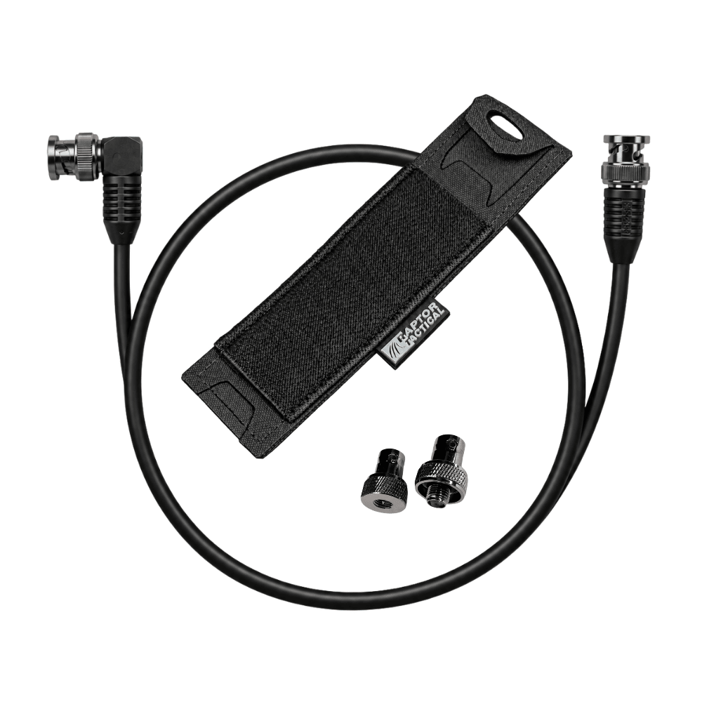 Tactical Antenna Relocation Kit, Motorola APX, Raptor Tactical Pouch - Sheepdog Microphones