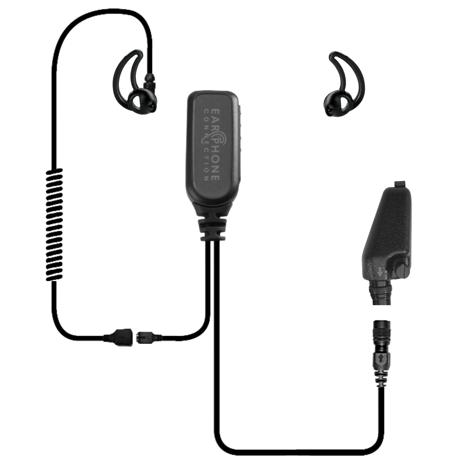 Hawk EP1311EC M1 Micro Sound Police Lapel Mic - Kenwood Multi-Pin Radios