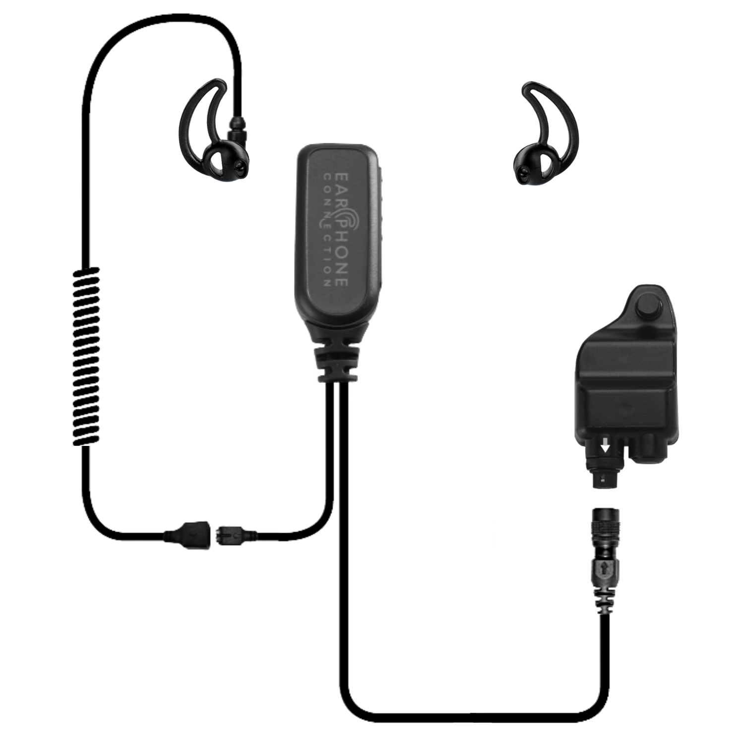 Hawk EP1328EC M1 Micro Sound Police Lapel Mic - Harris XG15 XG25 XG75 XL45P XL95P