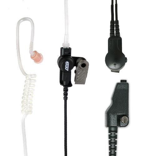 ARC T21012 Police Lapel Mic for Kenwood TK and NX Multi-Pin Radios - Sheepdog Microphones