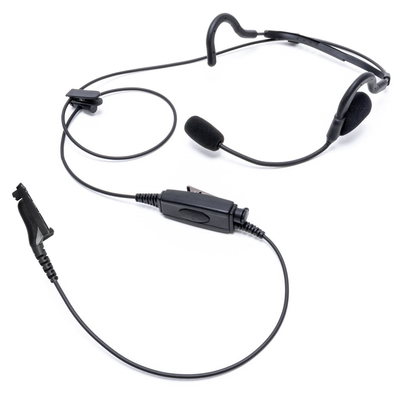 Impact Lightweight Tactical Headset with Boom Mic for Motorola APX Series - Sheepdog Microphones