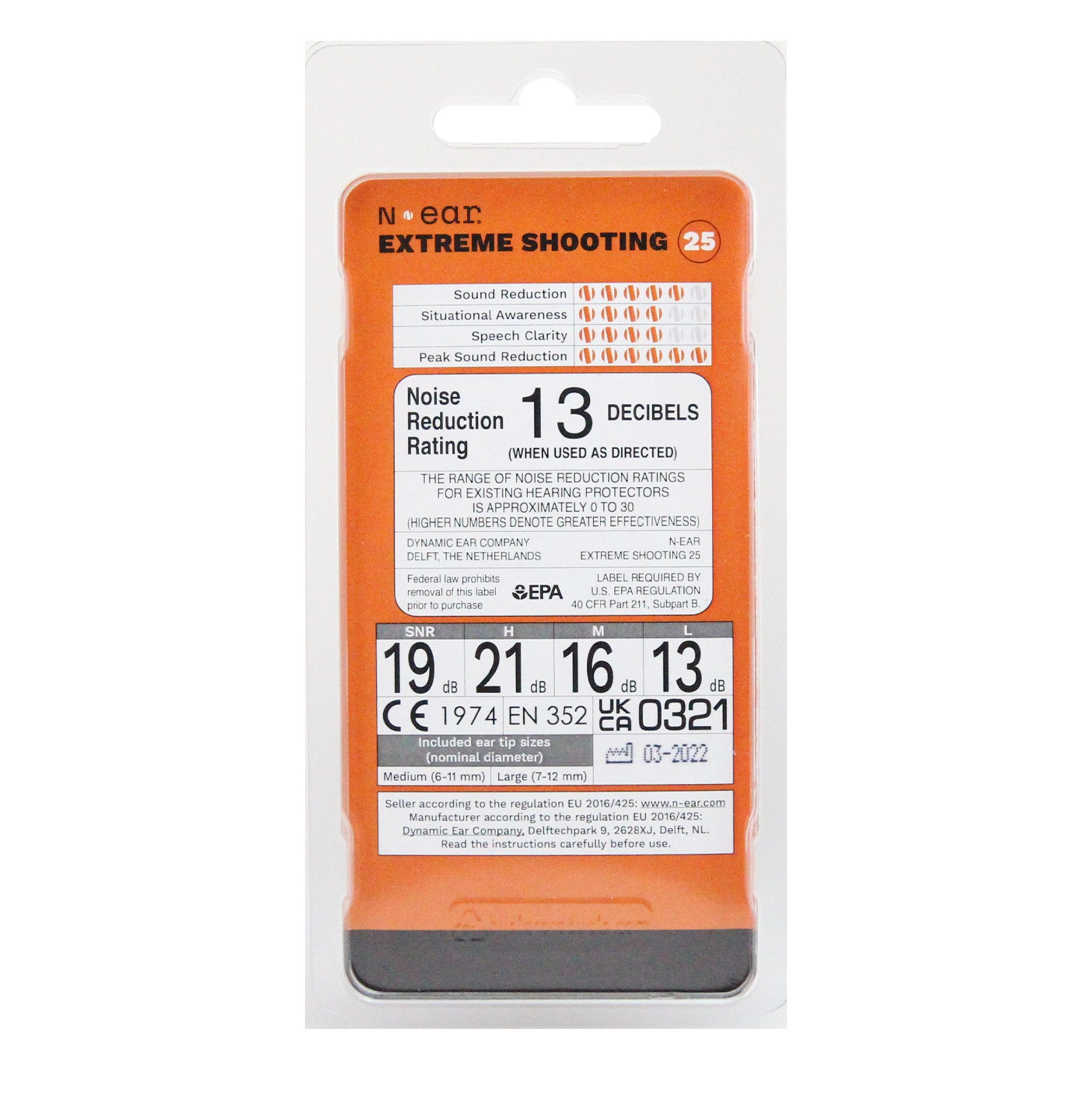 N-ear PROTECTR Xtreme Hearing Protection Earplugs - Sheepdog Microphones