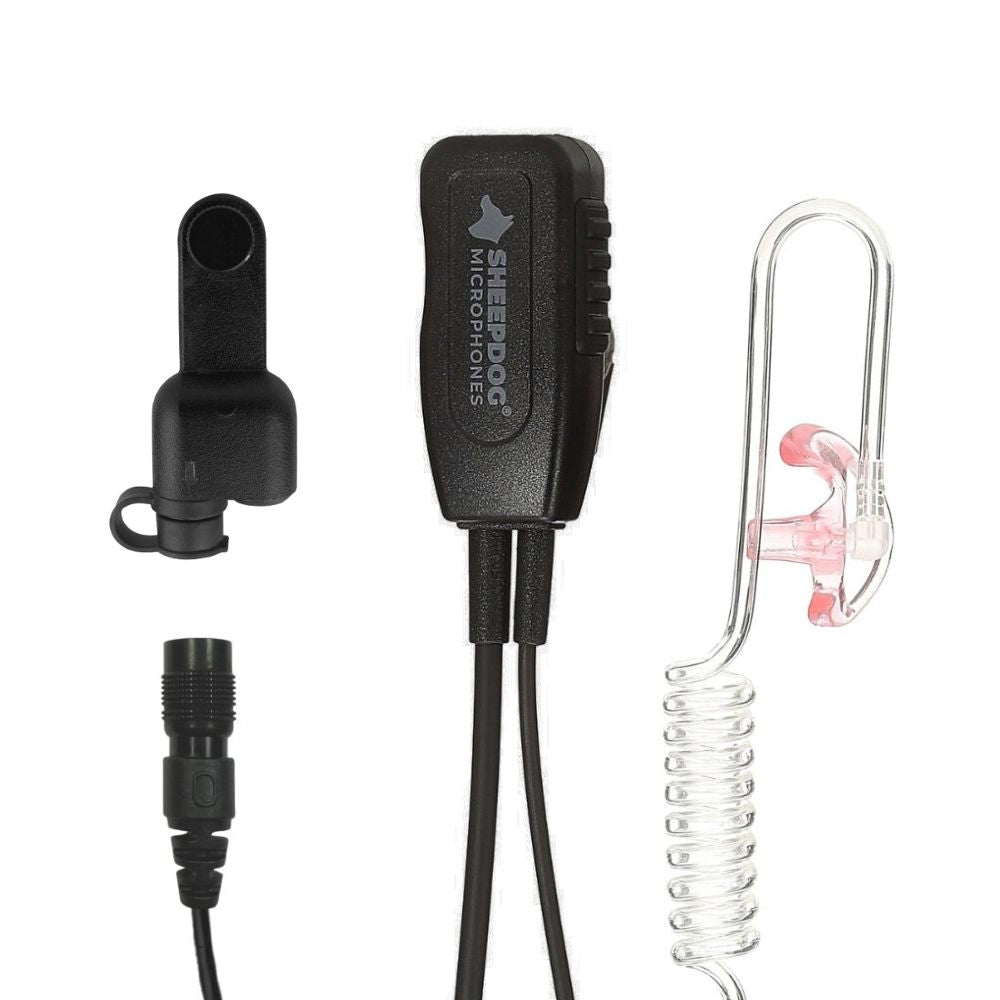 Sheepdog ELITE QD Lapel Mic Earpiece, Tait TP - Sheepdog Microphones