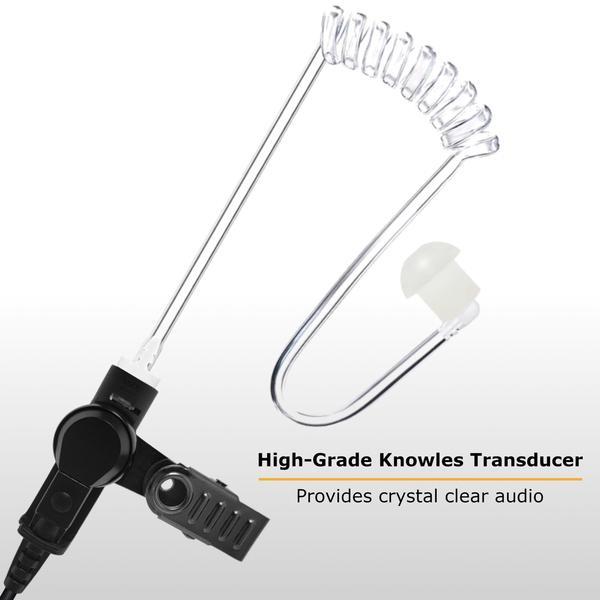 Sheepdog ELITE Quick Disconnect Lapel Mic Earpiece for Tait Radios - Sheepdog Microphones
