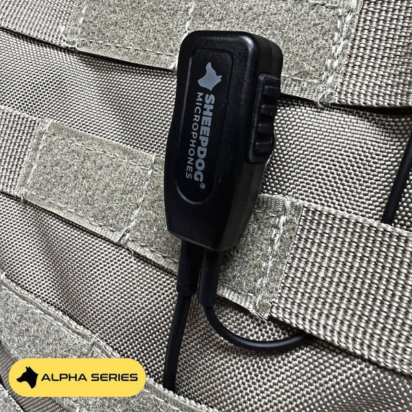 Sheepdog Quick Disconnect Mic and Tubeless Earpiece, Harris XG - Sheepdog Microphones