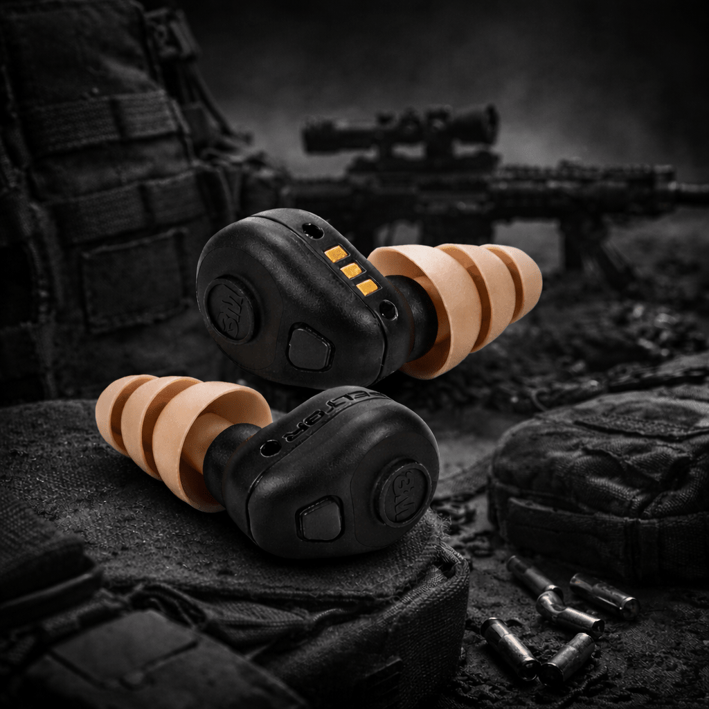 3M PELTOR TEP - 100 Tactical Electronic Earplug Kit - Sheepdog Microphones