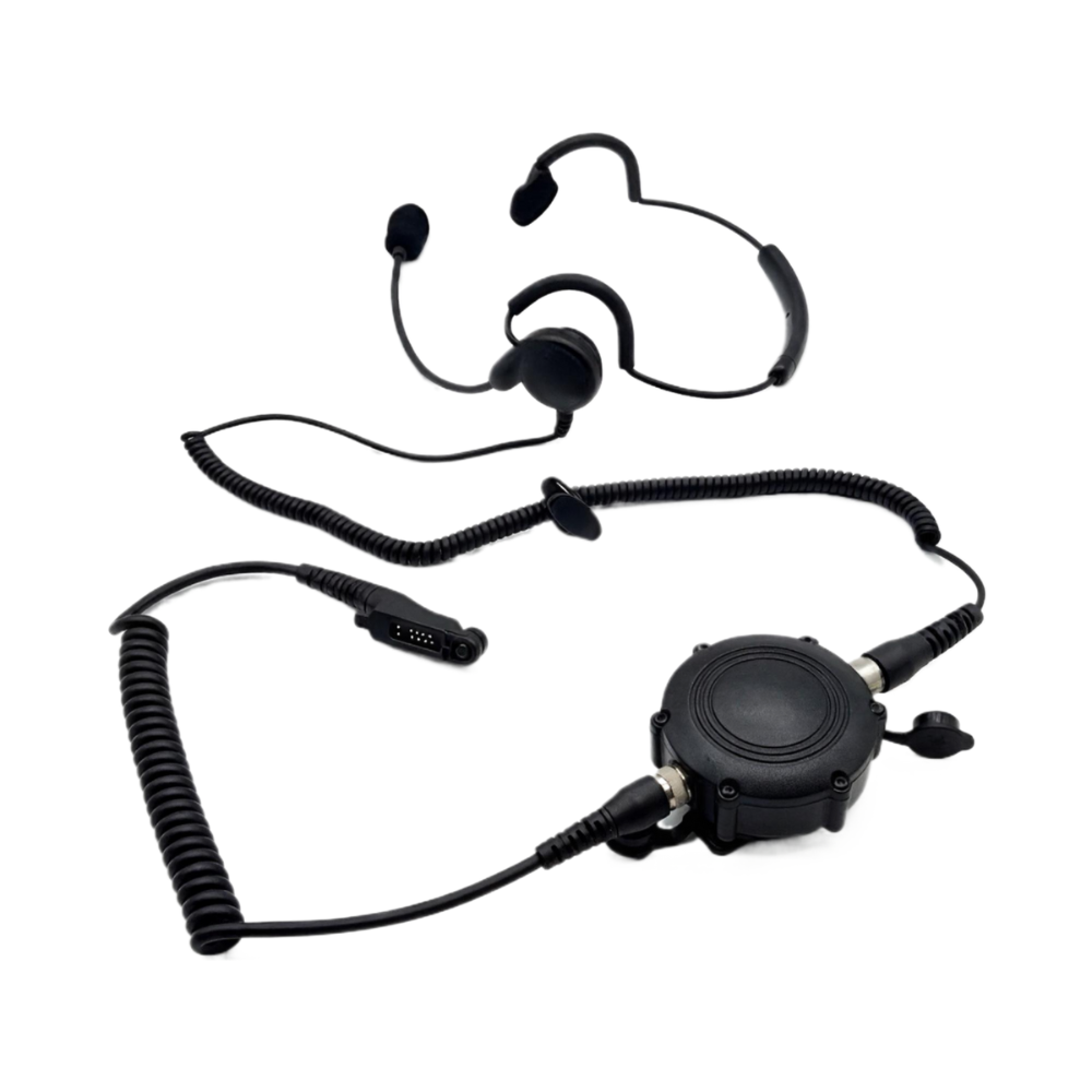 Tactical Boom Mic Headset, Large PTT