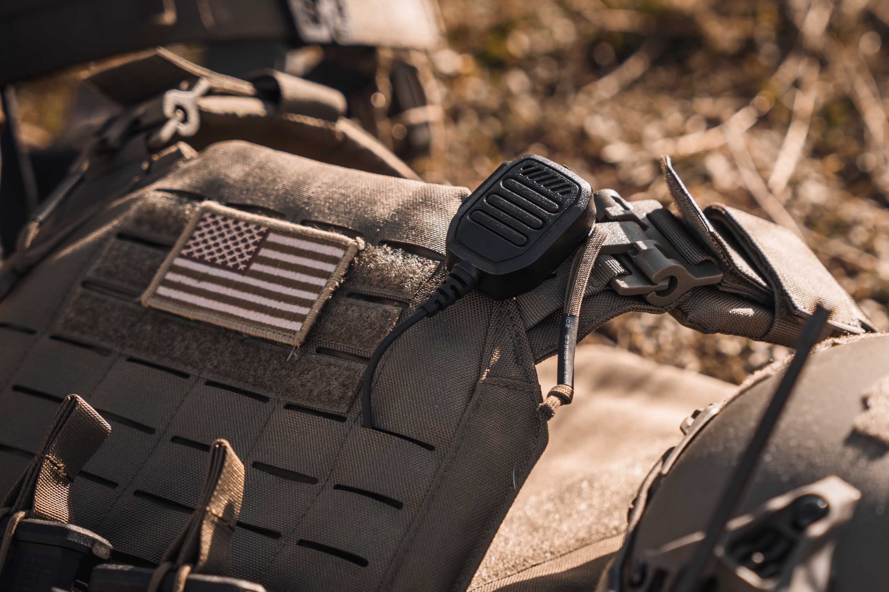 TRIAD™ Waterproof (IP68) PTT/Mic, Quick Disconnect