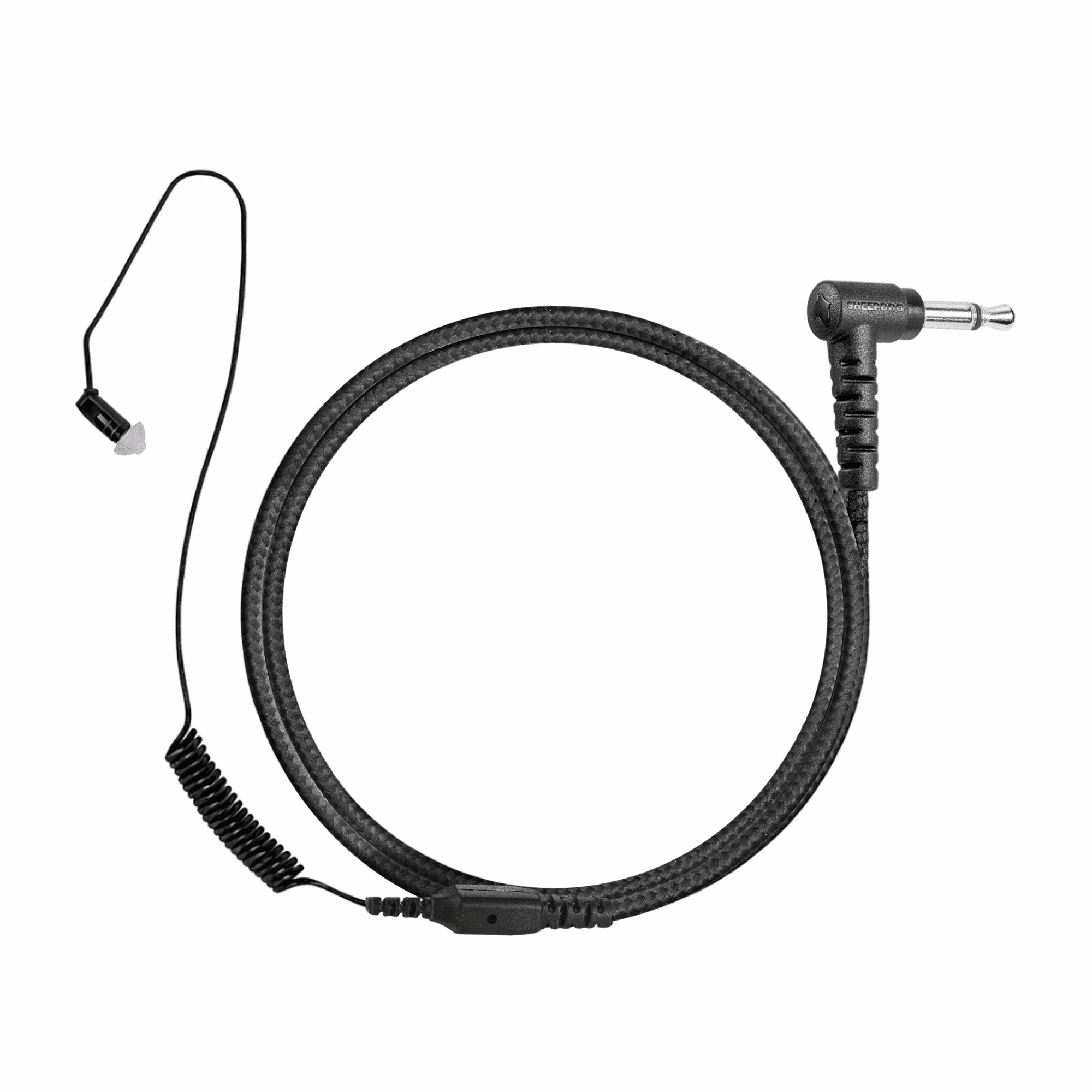 AWARE® Tactical Earpiece, 3.5mm (Black) - Sheepdog Microphones