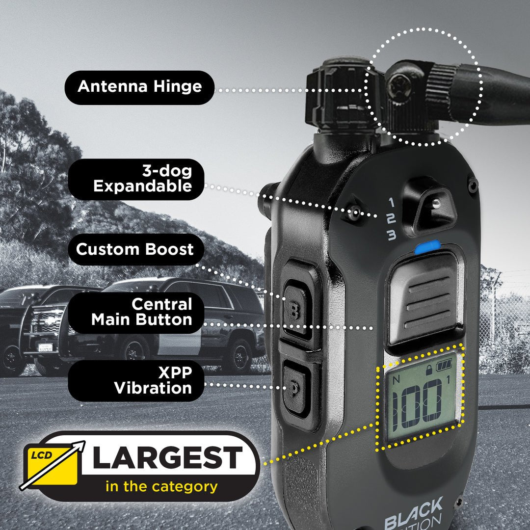 Dogtra 1900X Black Edition 1-Dog Unit - Sheepdog Microphones