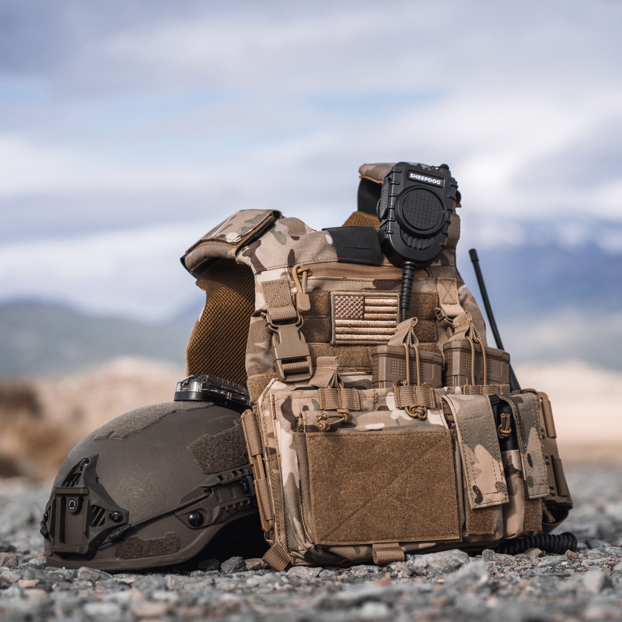 ENGAGE™ Tactical PTT Mic, 3.5mm/NEXUS, Ops - Core/Peltor COMTAC - Sheepdog Microphones