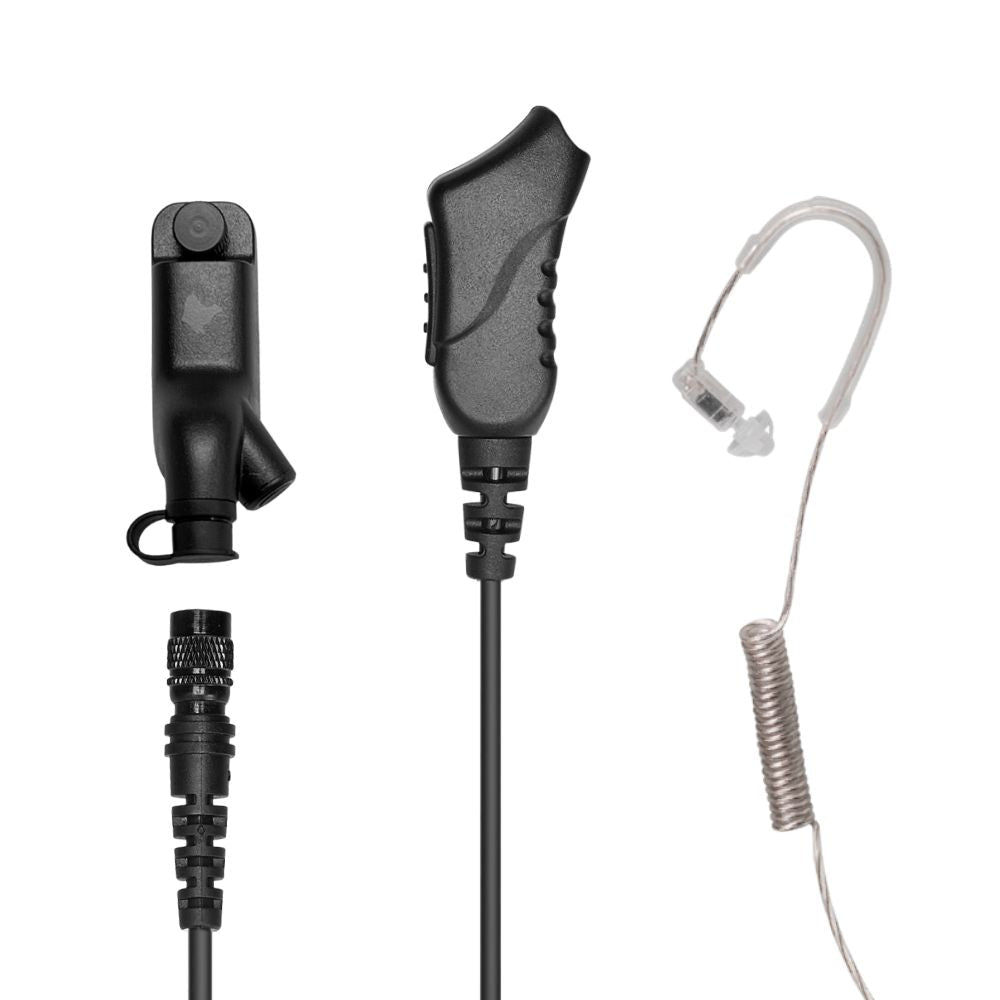 KILO PTT/Mic, Quick Disconnect, HDLO Earpiece Kit - Sheepdog Microphones