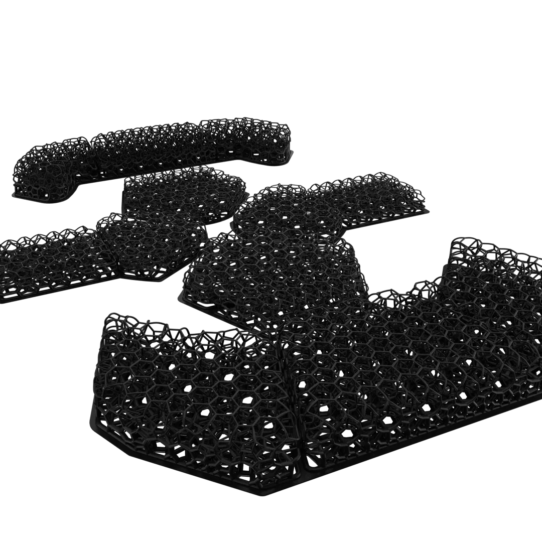 Micro Lattice Helmet Pads (HHV) - Sheepdog Microphones