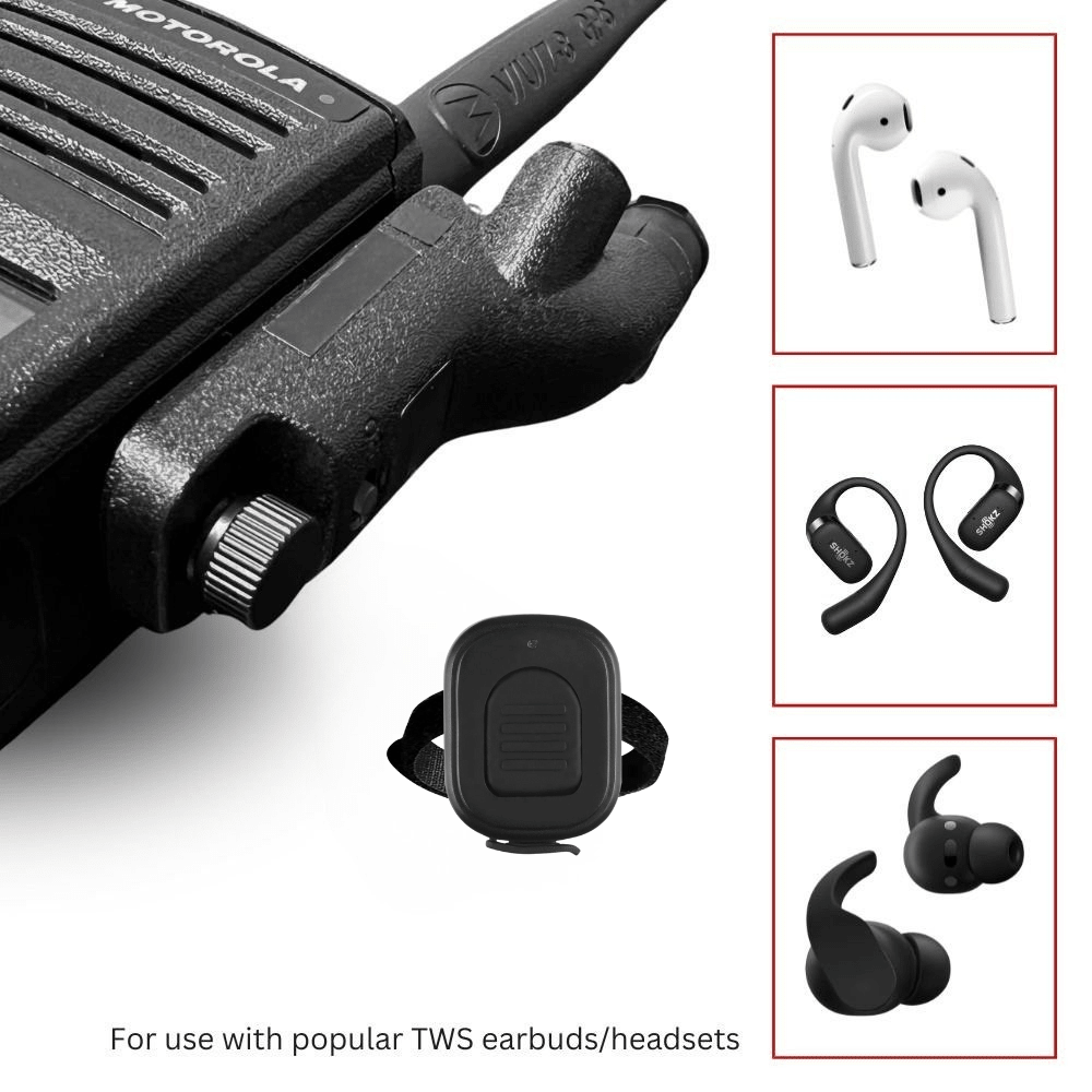 Motorola APX Bluetooth Adapter with Wireless PTT - Sheepdog Microphones