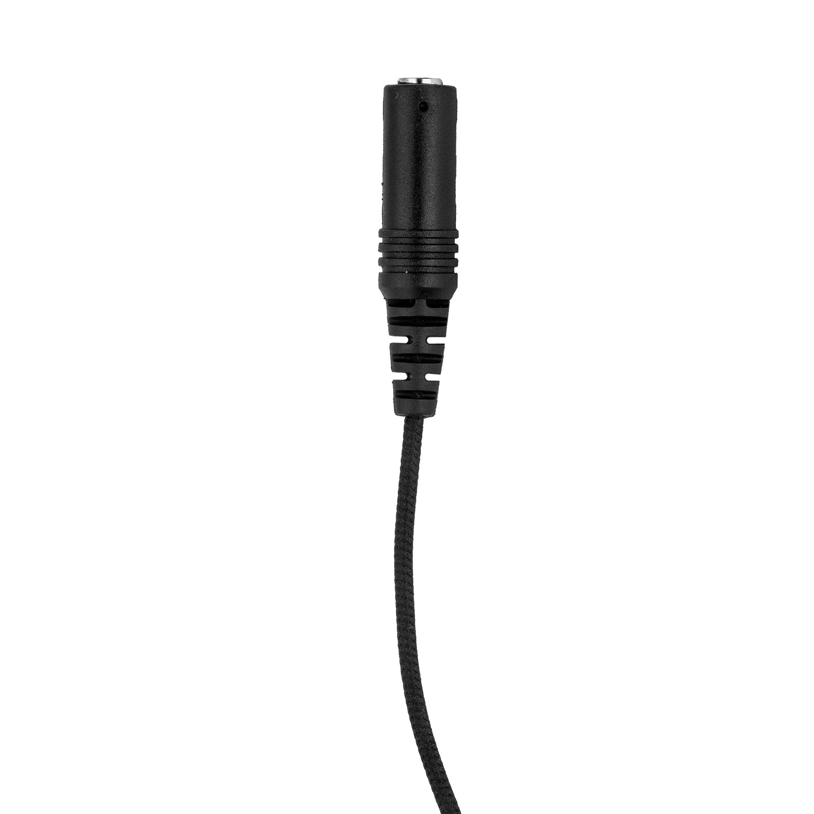 N-Ear: 2-Wire PTT Microphone, Braided Fiber
