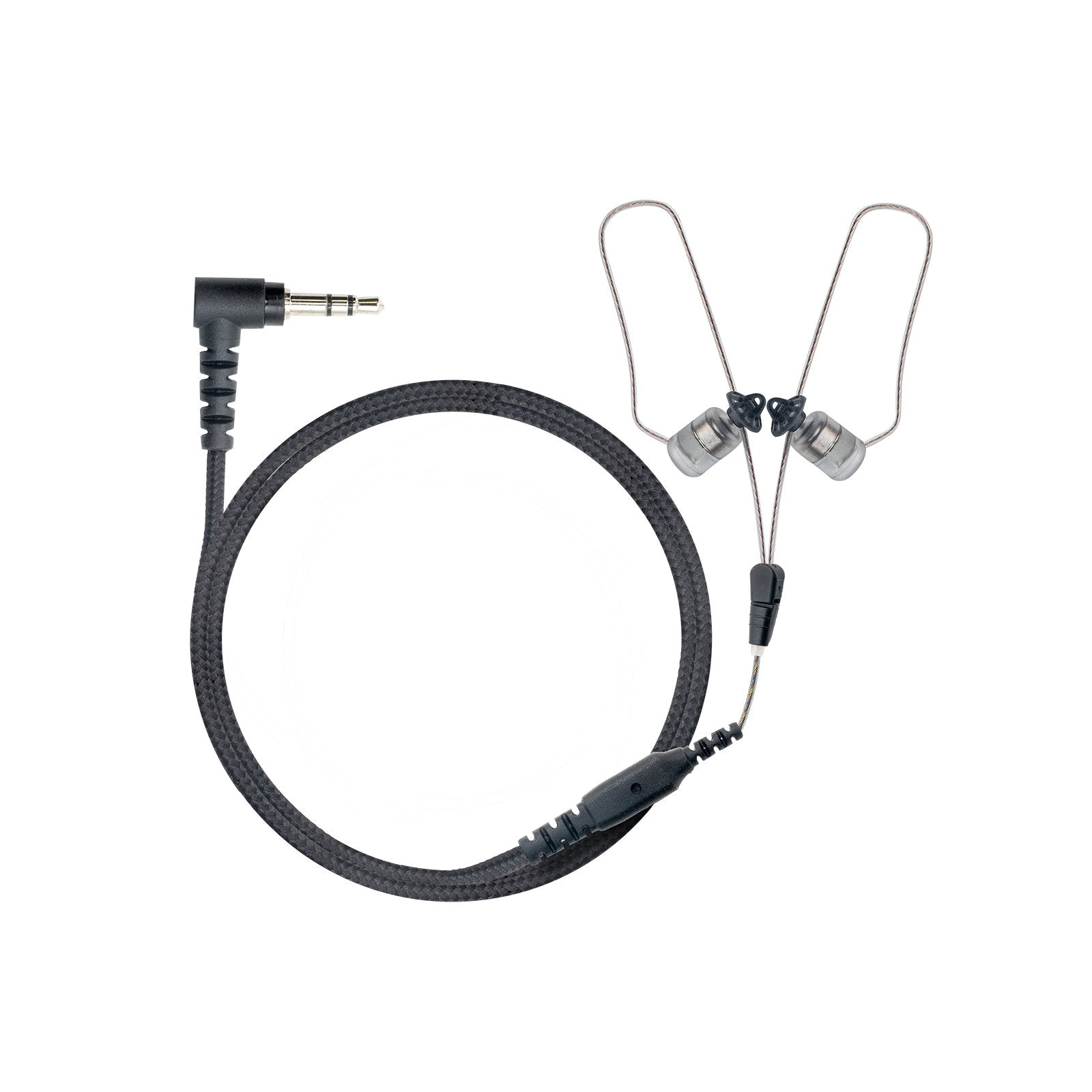 N-Ear 360 Flexo Dynamic Dual Earpiece, Braided Fiber