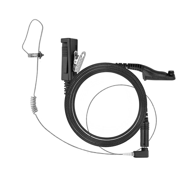 N-Ear 360 Flexo, 2-Wire Mic Combo, Motorola APX - Sheepdog Microphones