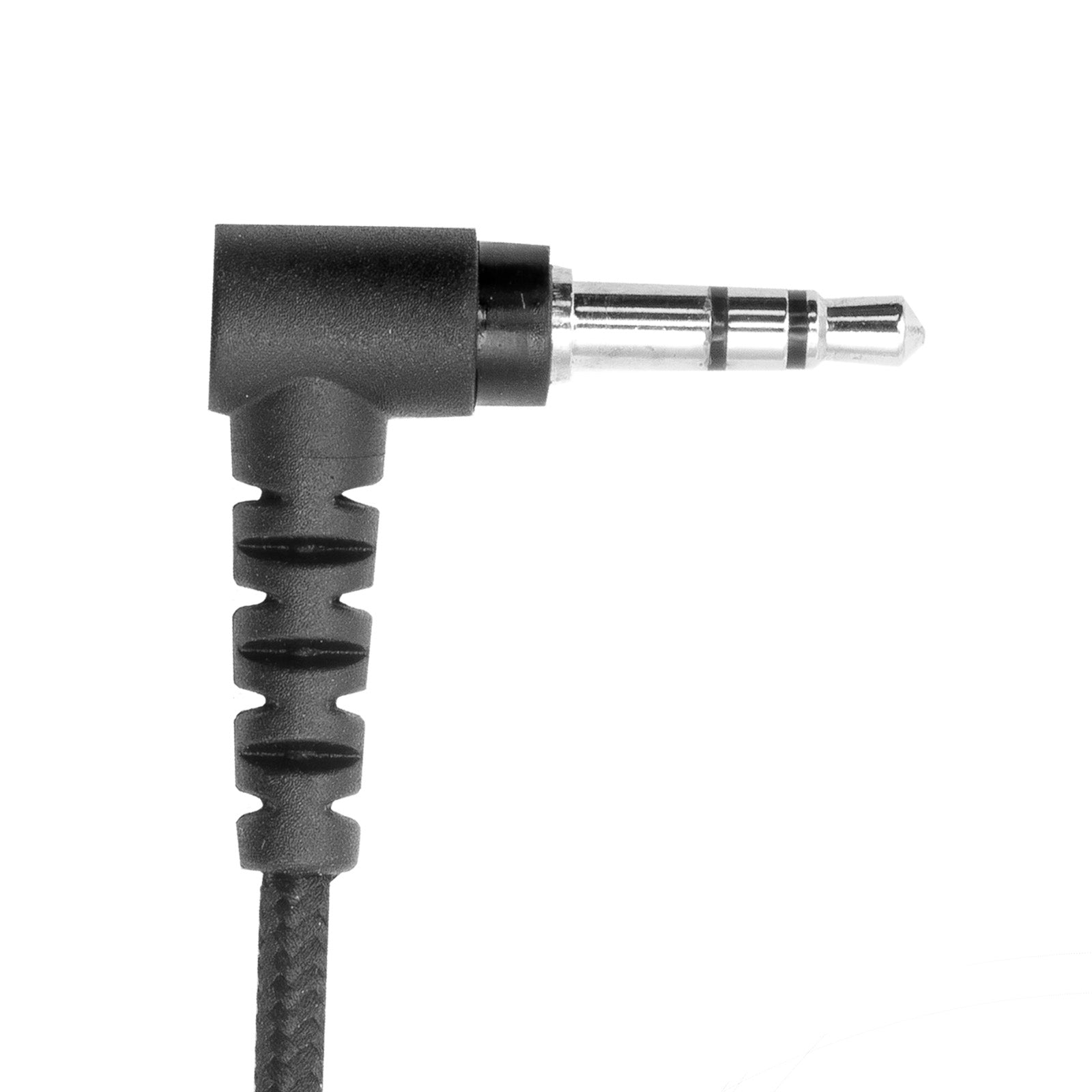 N - Ear 360 Flexo Earpiece, Black, Braided Fiber, SHEEPDOG Exclusive - Sheepdog Microphones