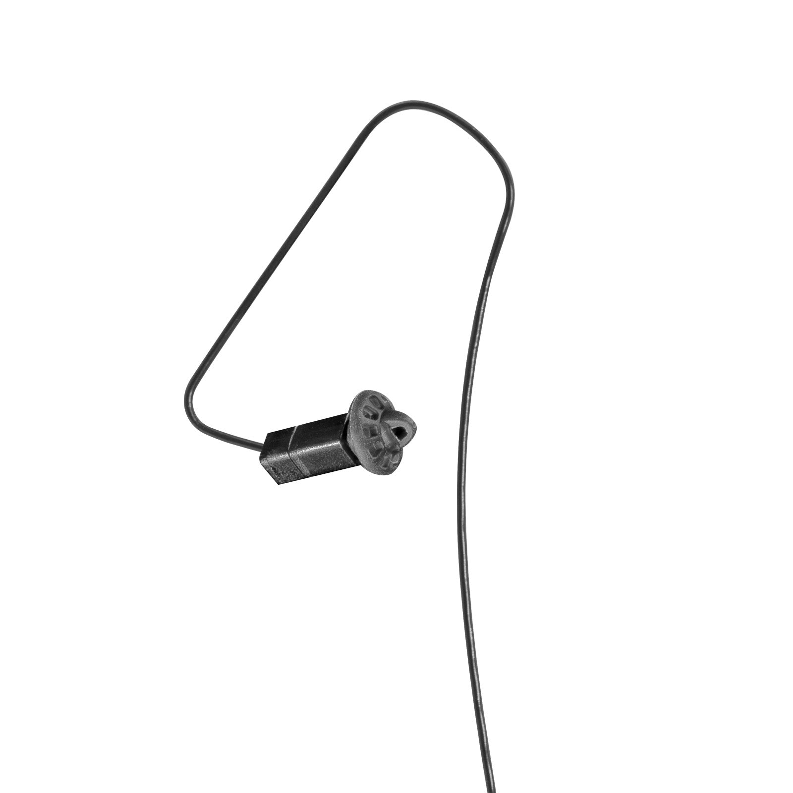 N - Ear 360 Flexo Earpiece, Black, Braided Fiber, SHEEPDOG Exclusive - Sheepdog Microphones