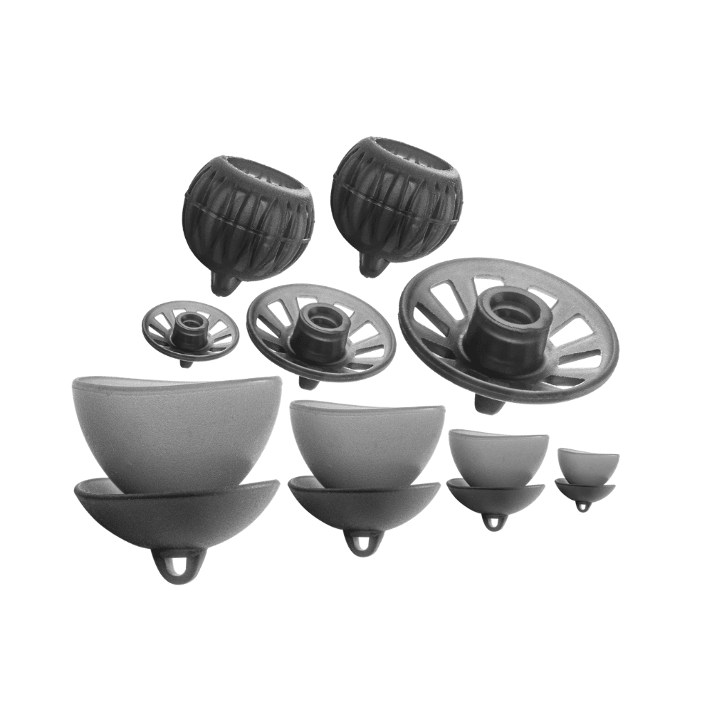 N - Ear 360 Flexo Eartip Replacement Kit (9 - Pack) - Sheepdog Microphones