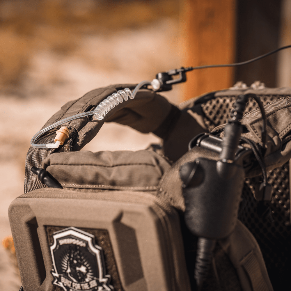 NEXUS Tactical Microphone with Acoustic Tube Earpiece (NXMIC-3.5-AT) - Sheepdog Microphones