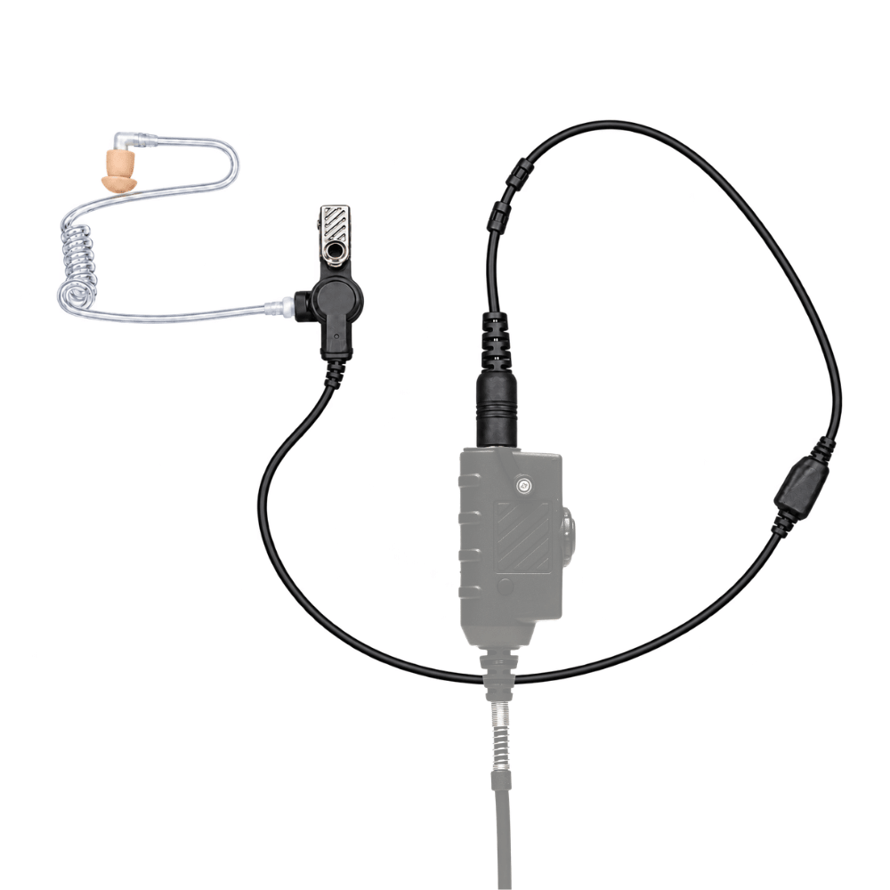 NEXUS Tactical Microphone with Acoustic Tube Earpiece (NXMIC-3.5-AT) - Sheepdog Microphones