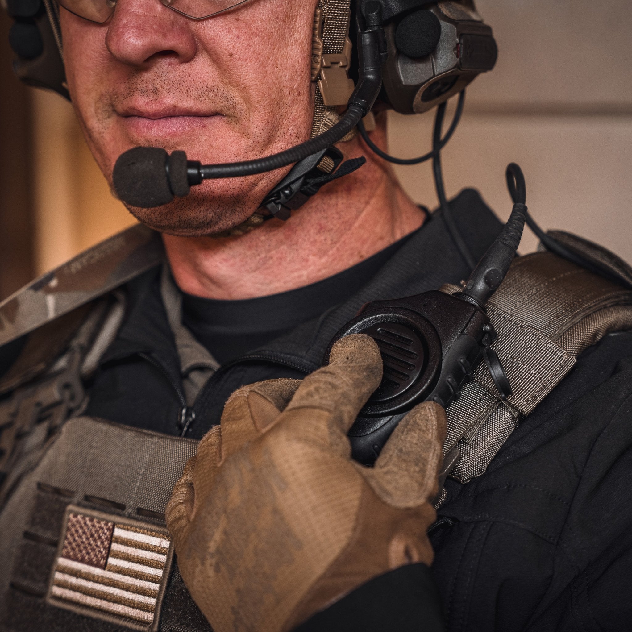 NXPTT2™, Tactical Push - To - Talk, Mic System, Motorola APX - Sheepdog Microphones