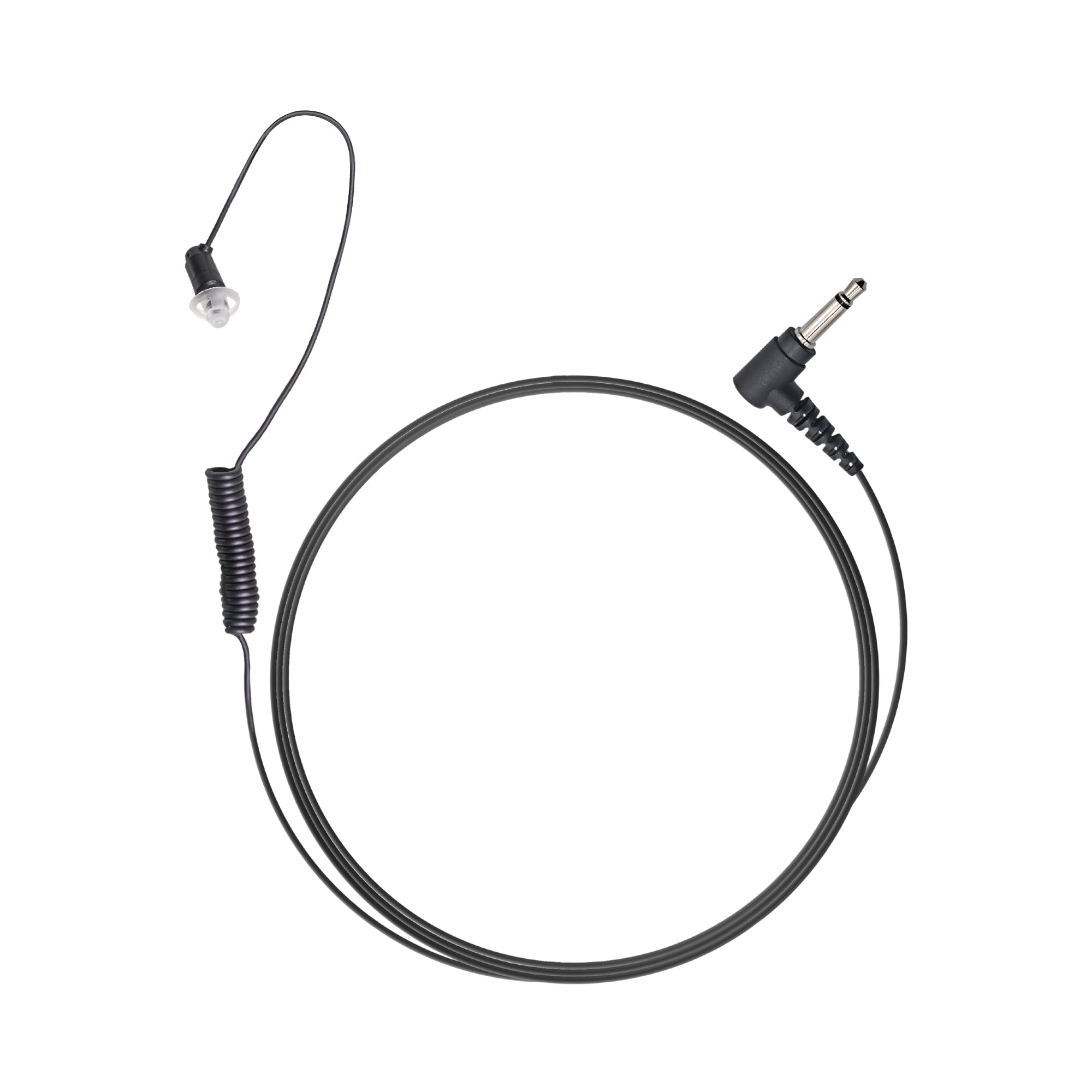 Sheepdog HDLO, Covert Listen Only Earpiece (Tubeless), Black - Sheepdog Microphones