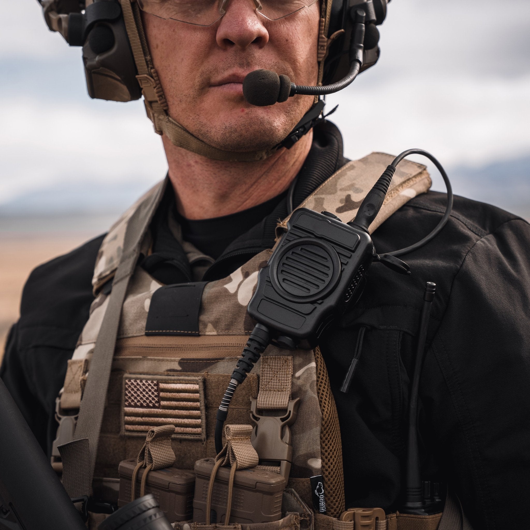 SHEEPDOG® SRT2 - SYNC, Bluetooth Tactical Microphone/PTT, Motorola APX - Sheepdog Microphones