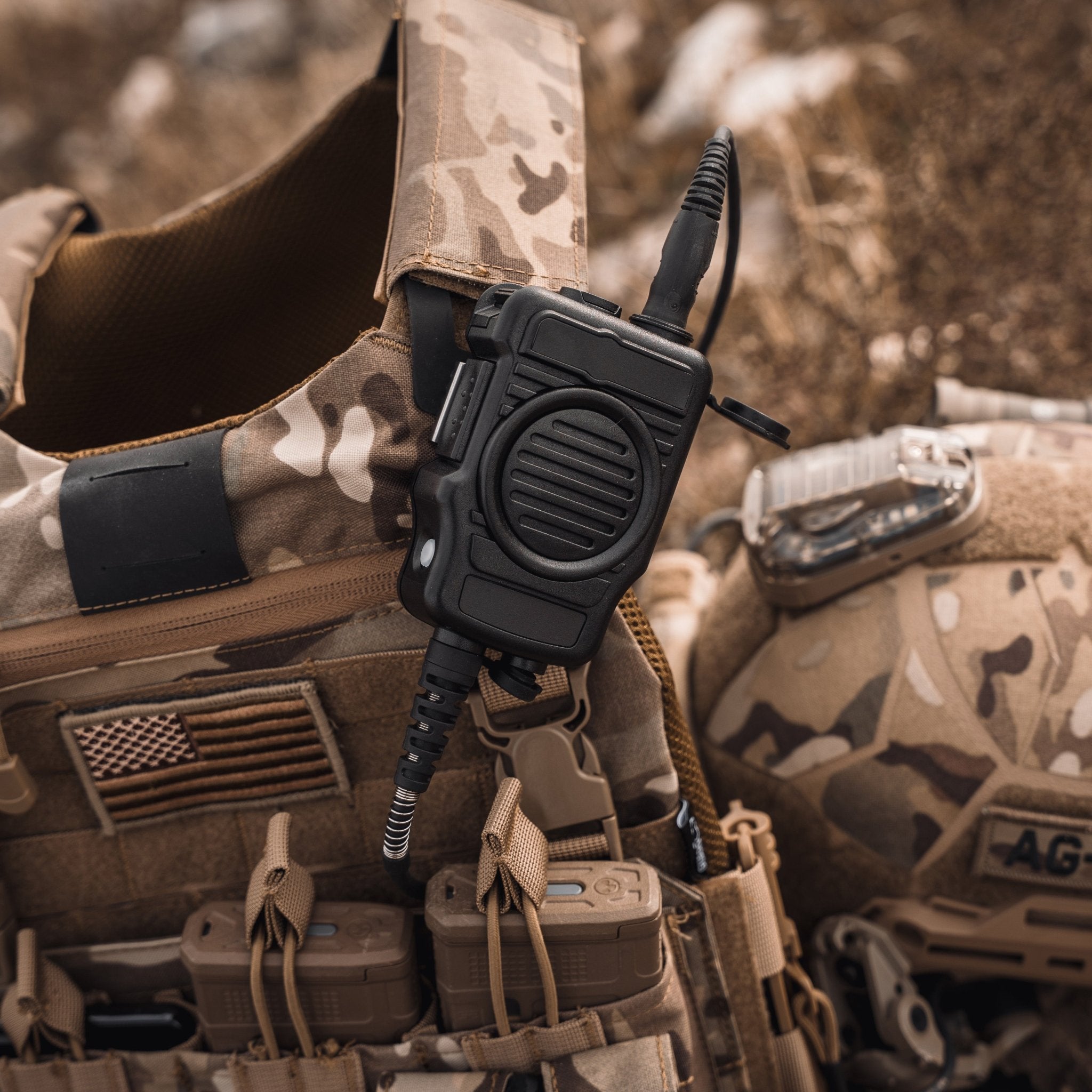 SHEEPDOG® SRT2 - SYNC, Bluetooth Tactical Microphone/PTT, Motorola APX - Sheepdog Microphones