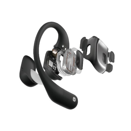 Shokz OpenFit, Black - Sheepdog Microphones