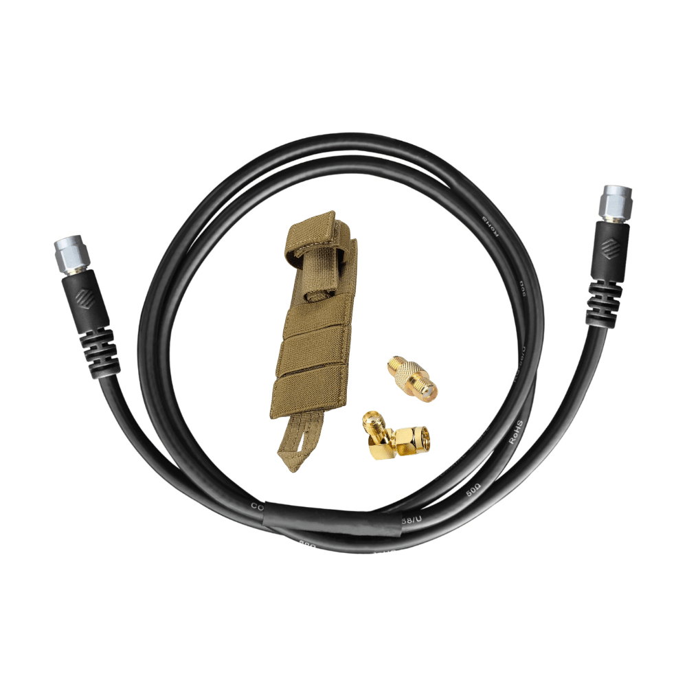 Tactical Antenna Relocation Kit, Kenwood NX/TK/Viking - Sheepdog Microphones