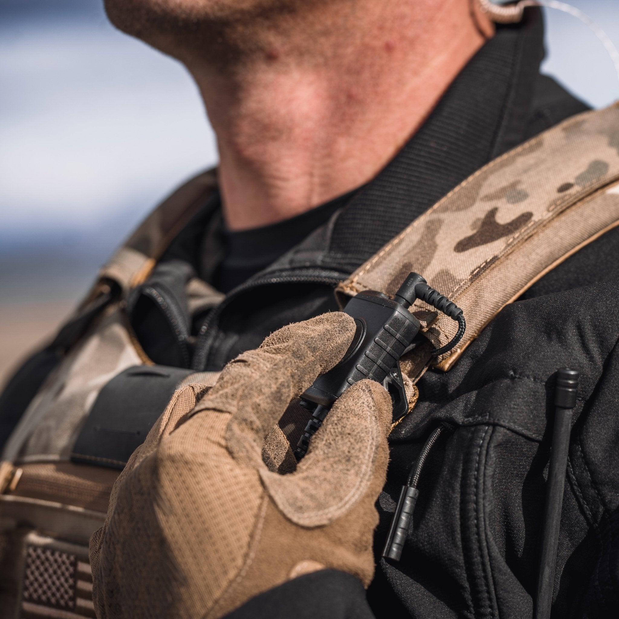 TANGO PTT Mic, 3.5mm Port, Motorola - Sheepdog Microphones