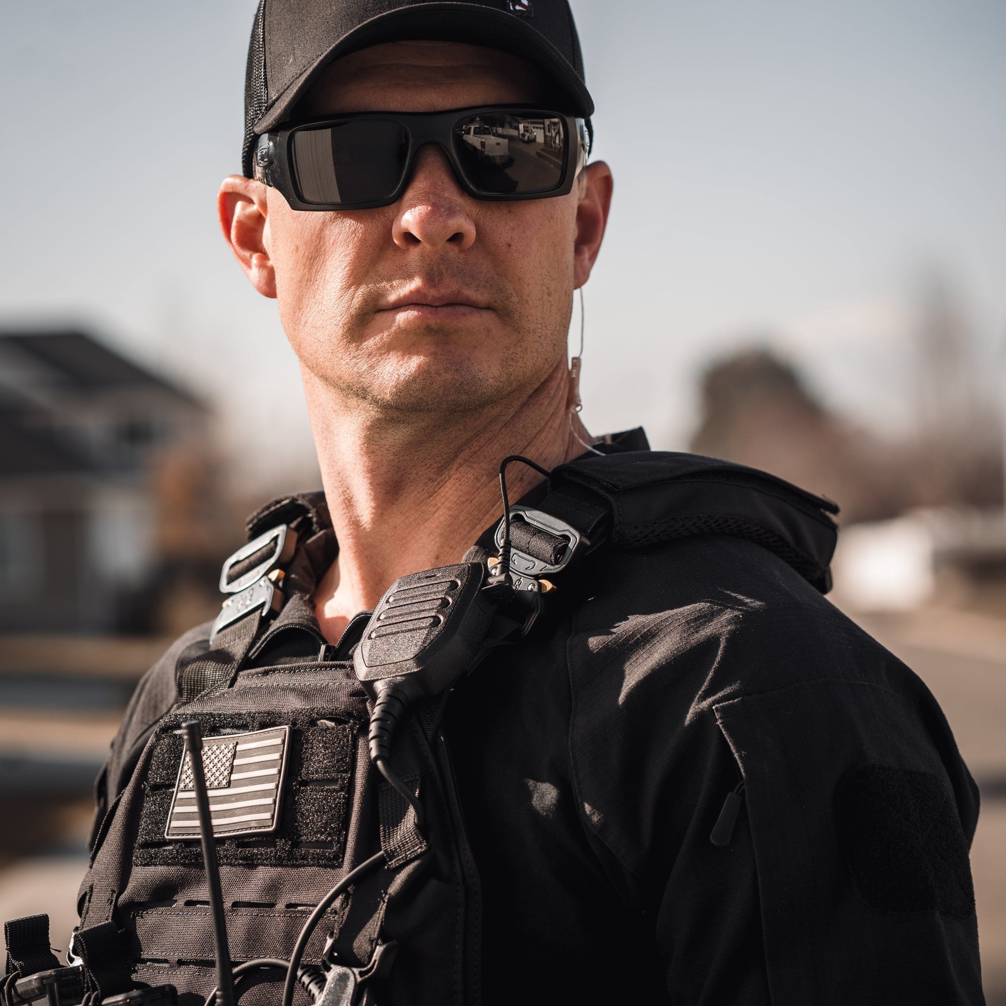 TRIAD PRO™ PTT/Microphone, Waterproof (IP68), Quick Disconnect - Sheepdog Microphones