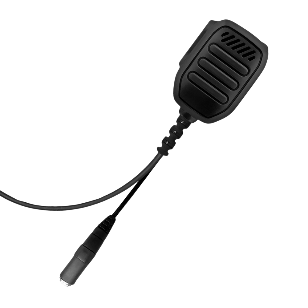 TRIAD2™ Waterproof (IP68) PTT/Mic, Quick Disconnect, HDLO™ Earpiece - Sheepdog Microphones