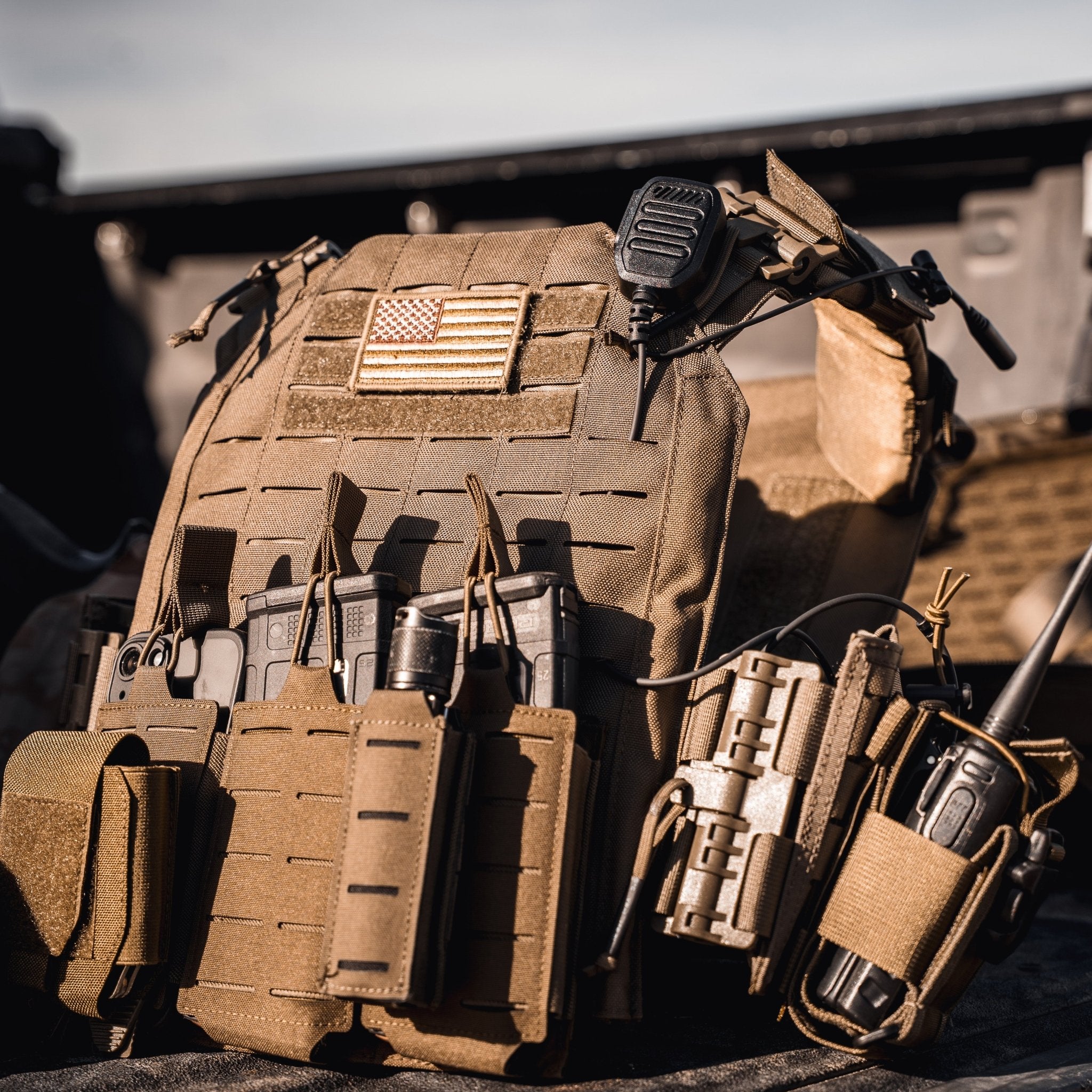 TRIAD2™ Waterproof (IP68) PTT/Microphone, Quick Disconnect, Replacement - Sheepdog Microphones