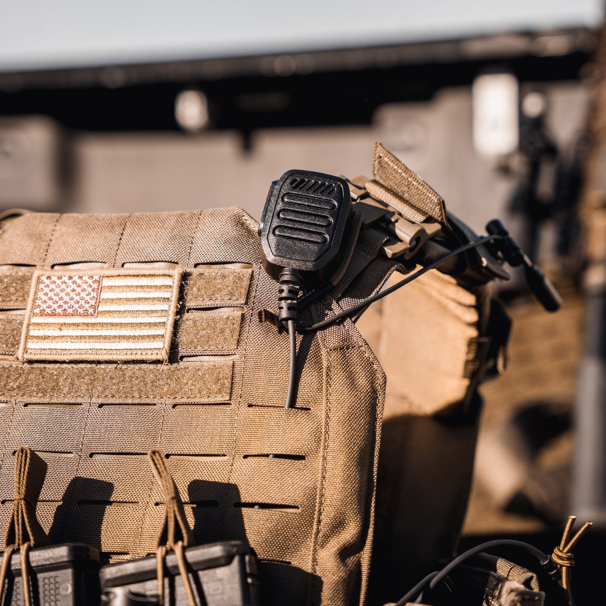 TRIAD2™ Waterproof (IP68) PTT/Microphone, Quick Disconnect