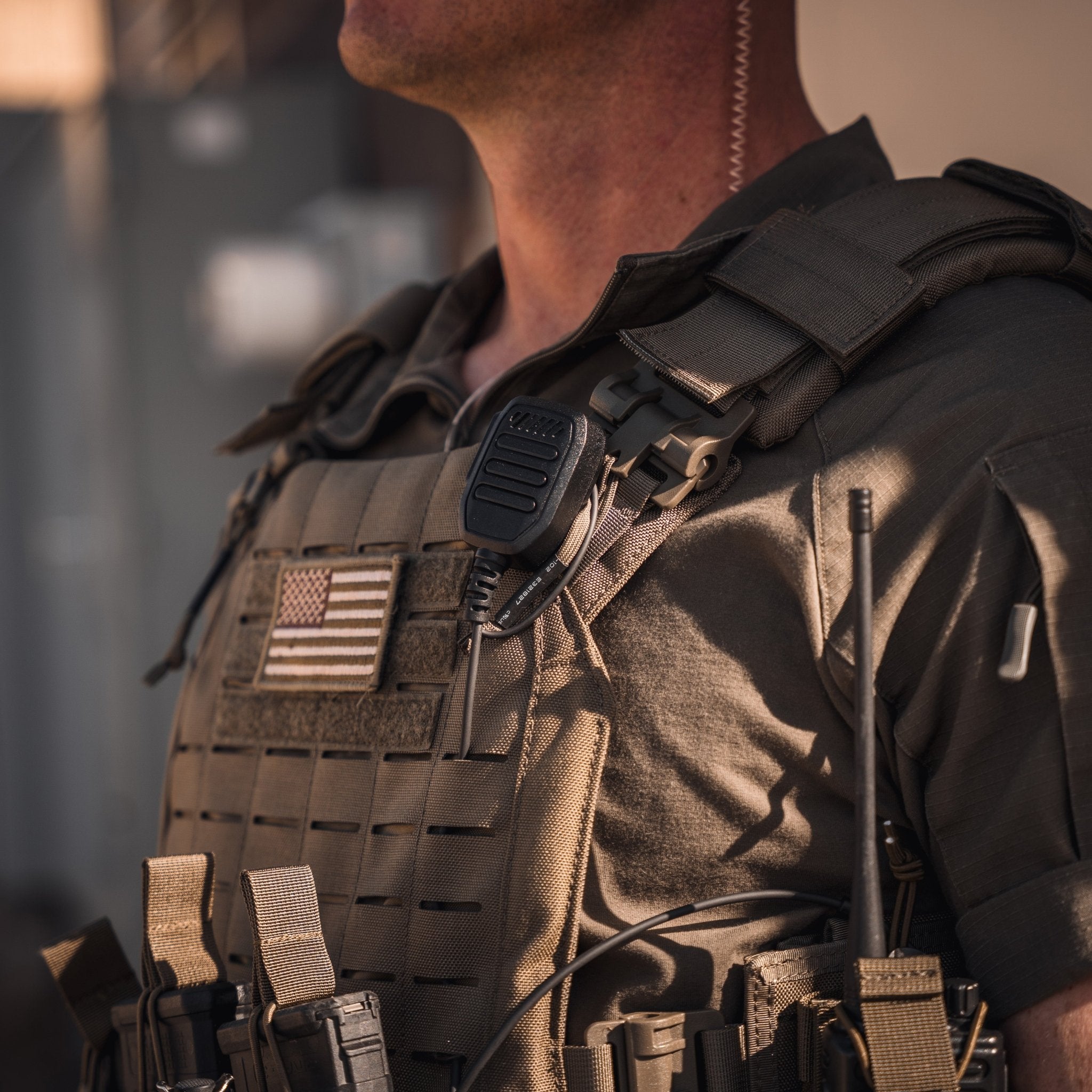 TRIAD2™ Waterproof (IP68) PTT/Microphone, Quick Disconnect, Replacement - Sheepdog Microphones