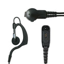 ARC G31075 Police Earhook Lapel Mic for Motorola APX Radios - Sheepdog Microphones