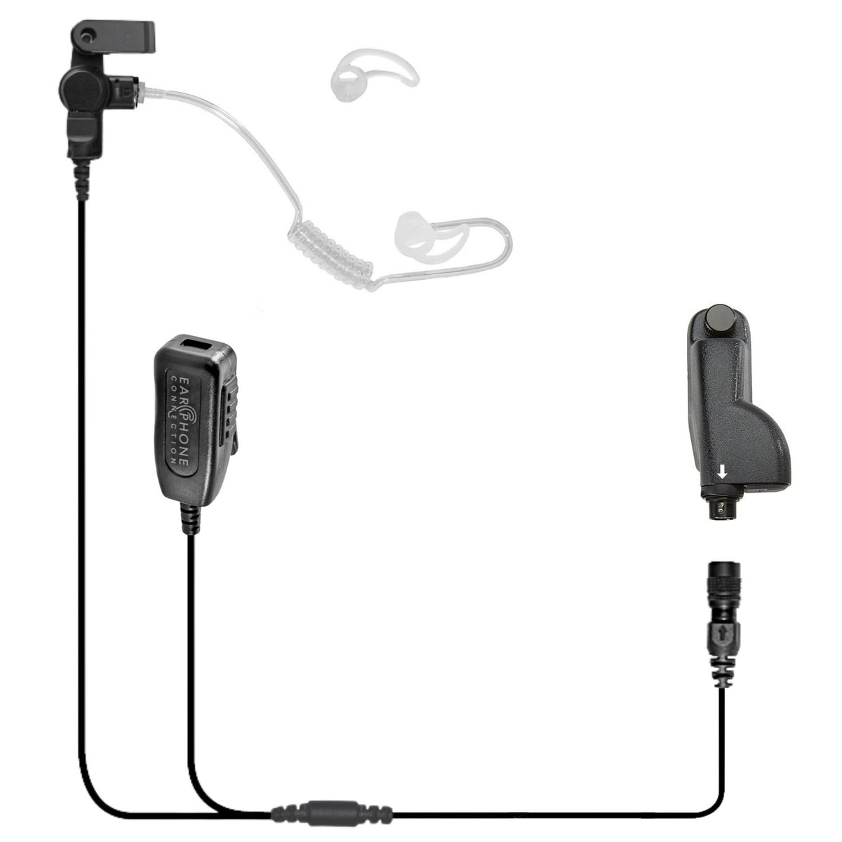 Cougar 2-Wire Surveillance Mic EP4034EC, Motorola APX Series